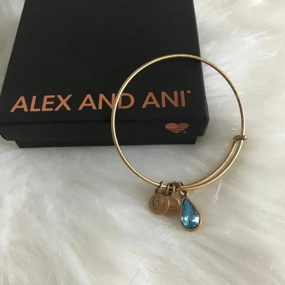 Alex and Ani Jewelry - Alex & Ani December teardrop Birthstone Bracelet